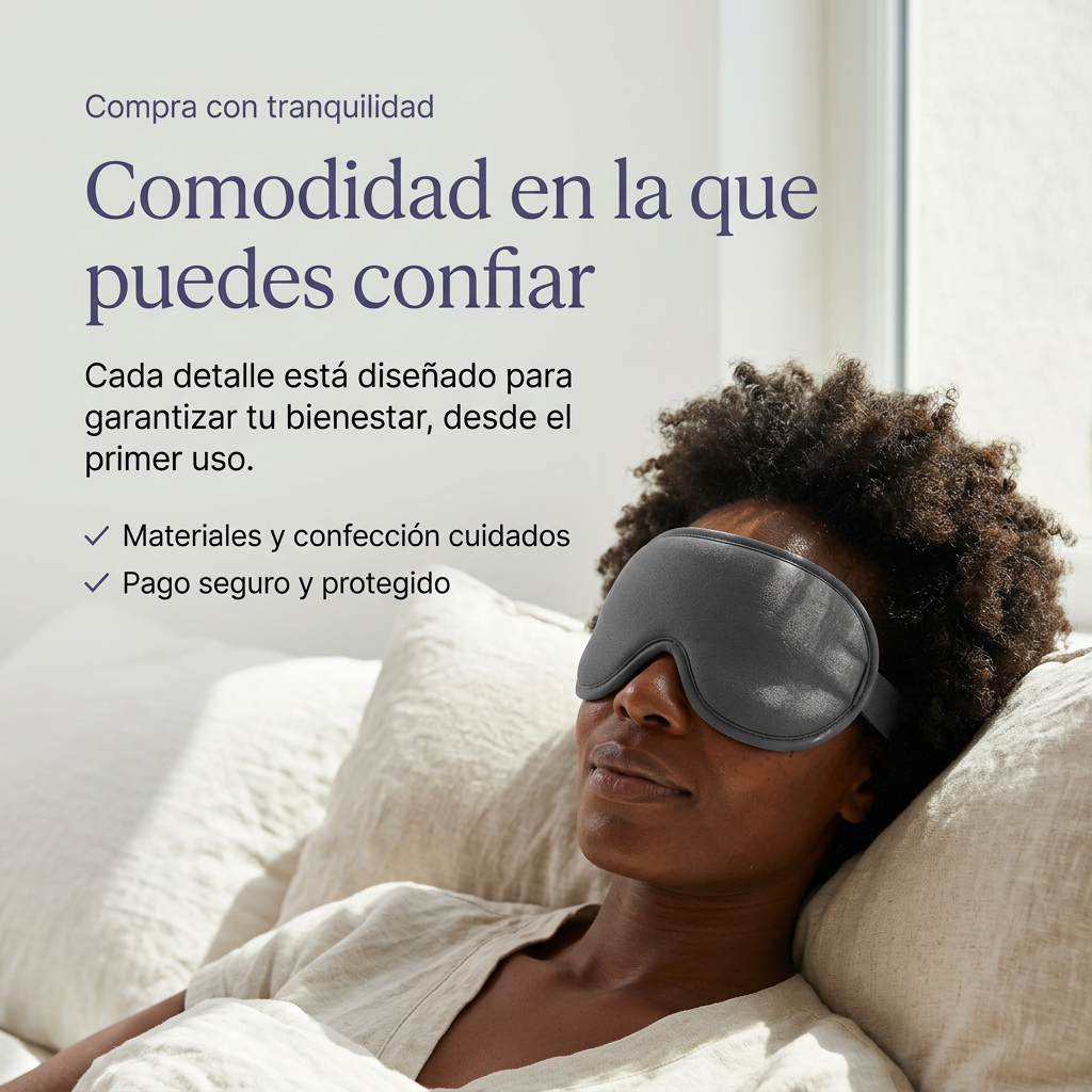 AuraDark™ Antifaz 3D Opaco
