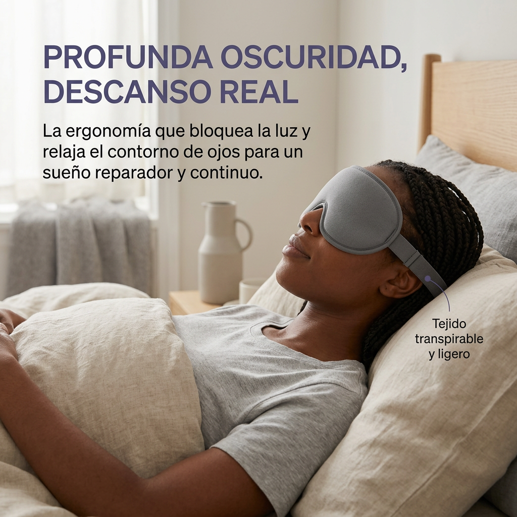 AuraDark™ Antifaz 3D Opaco