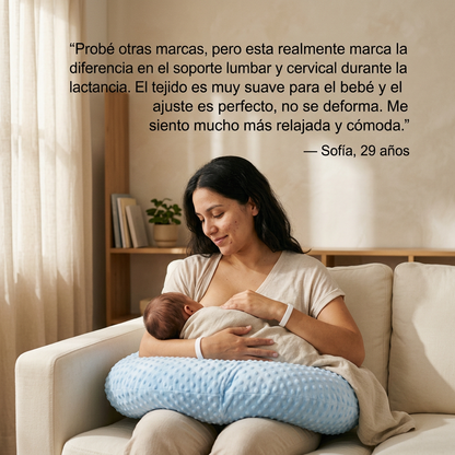 AuraNurture™ Almohada de Lactancia Ergonómica