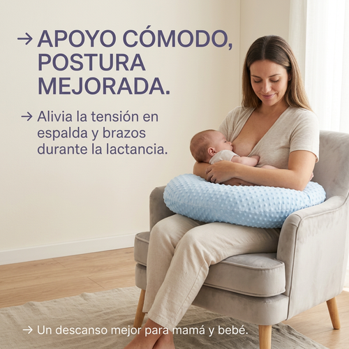 AuraNurture™ Almohada de Lactancia Ergonómica