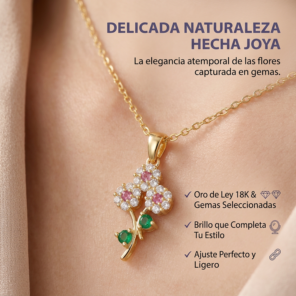 AuraBloom™ Collar Flor Brillante
