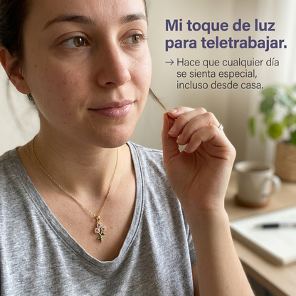 AuraBloom™ Collar Flor Brillante