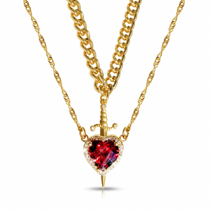 AuraFierce™ Collar Corazón Valiente