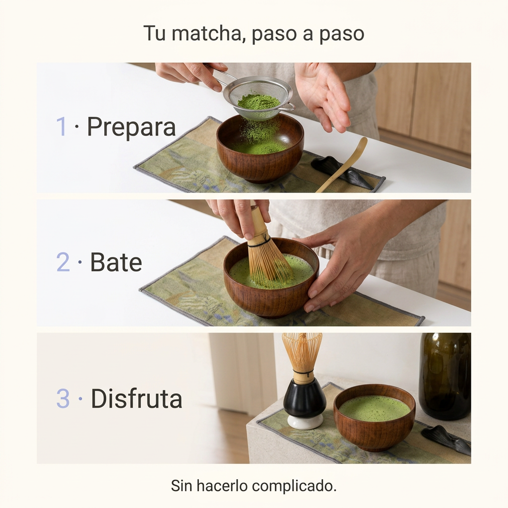 AuraTea™ · Kit para preparar matcha