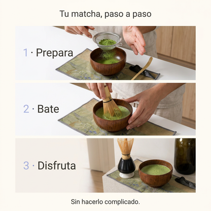 AuraTea™ · Kit para preparar matcha