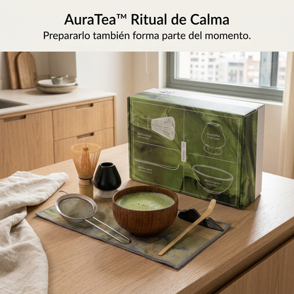AuraTea™ · Kit para preparar matcha