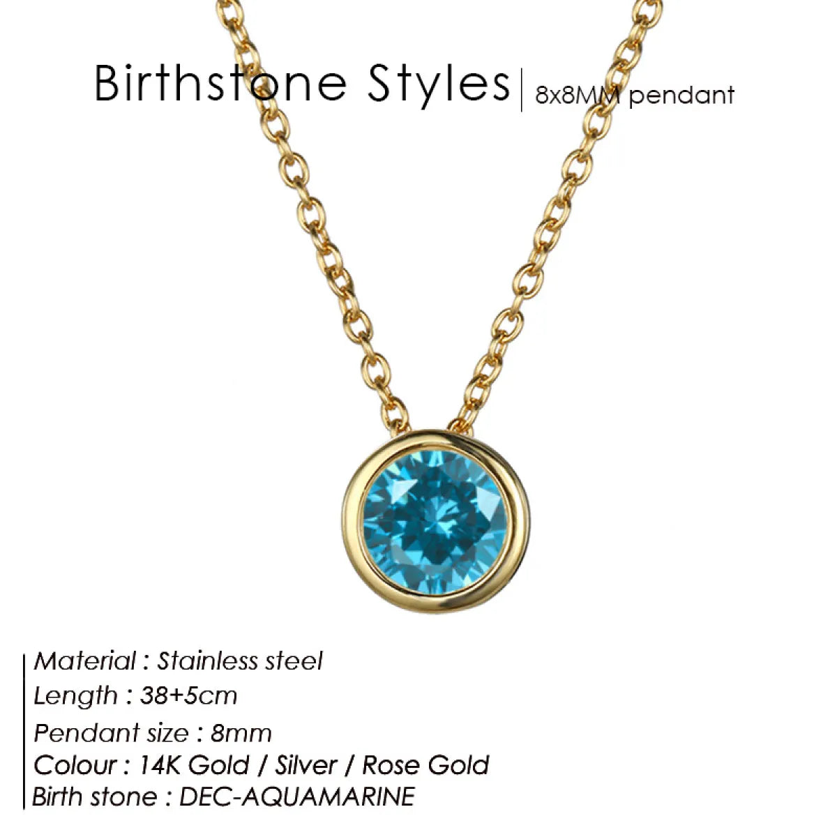 AuraBirth™ Collar Piedra Natal
