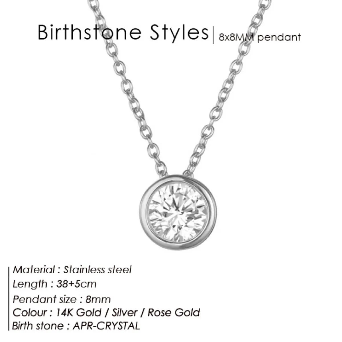 AuraBirth™ Collar Piedra Natal